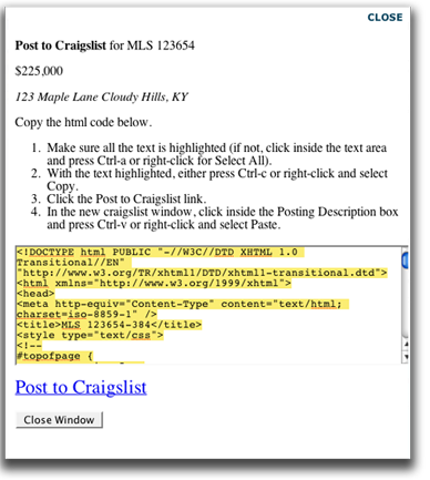 CraigsListCode